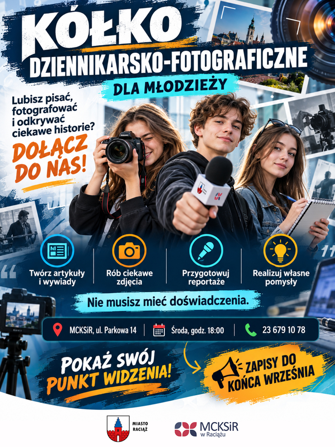 Zdjęcie do K&oacute;łko dziennikarsko-fotograficzne...