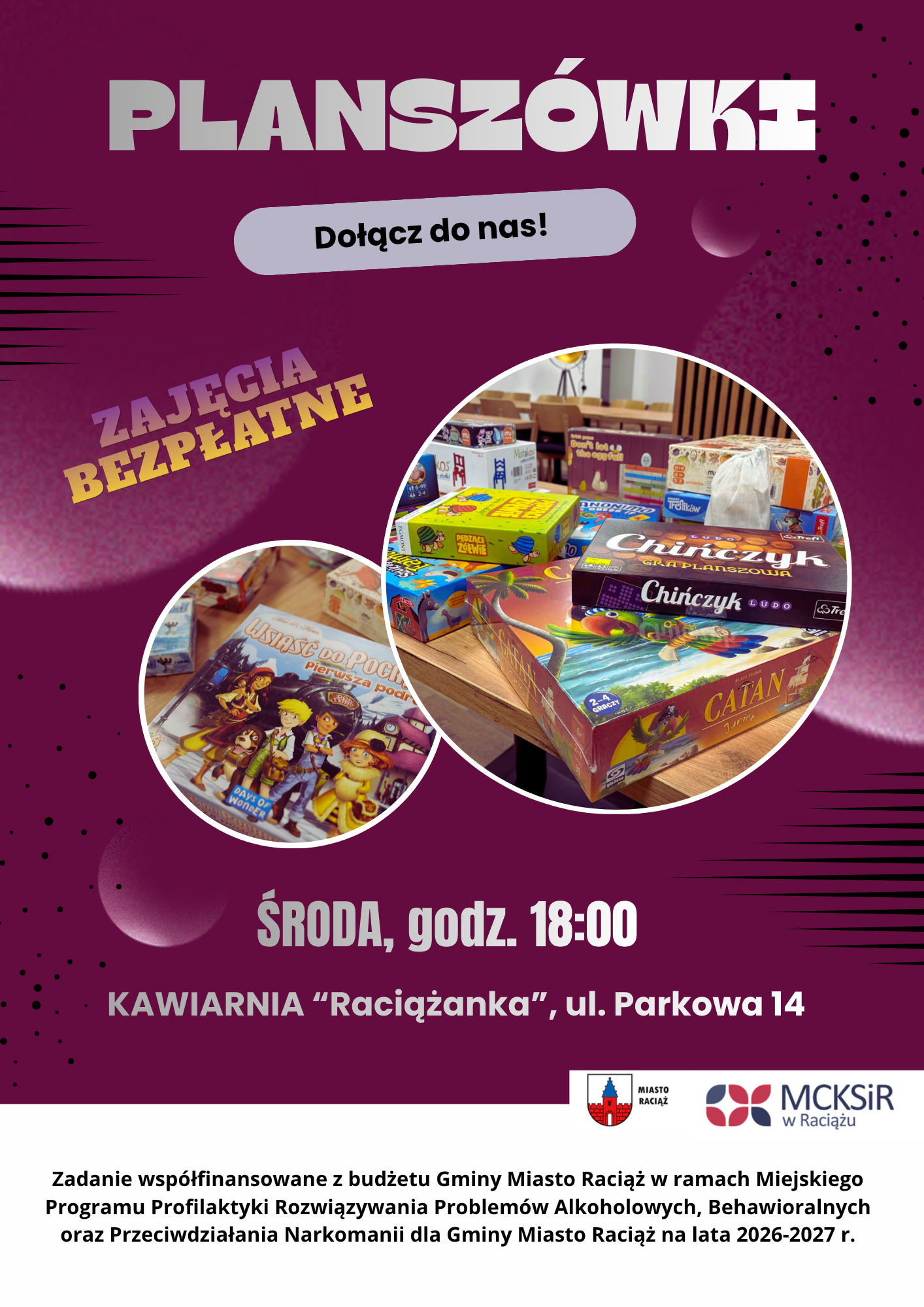 Zdjęcie do Wracają plansz&oacute;wki w MCKSiR