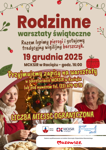 rodzinne warsztaty świąteczne zapisy 