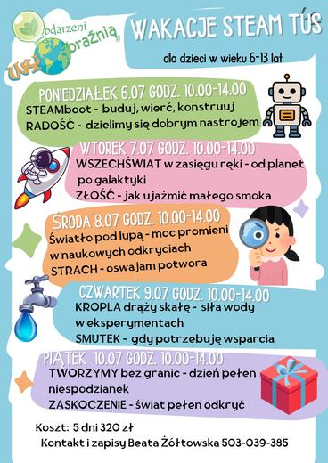 plakat zapis&oacute;w i terminarz poszczeg&oacute;lnych zajęć 