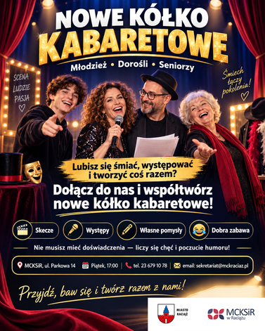 k&oacute;łko kabaretowe dla młodzieży, dorosłych i senior&oacute;w 