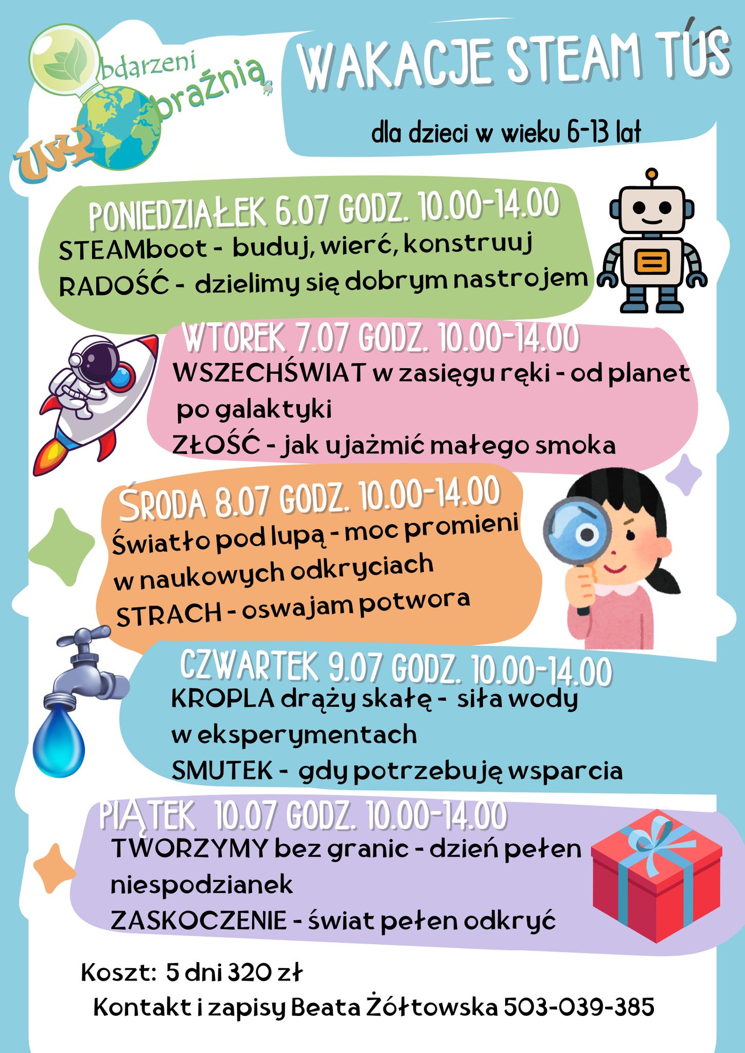 zajęcia wakacyjne 