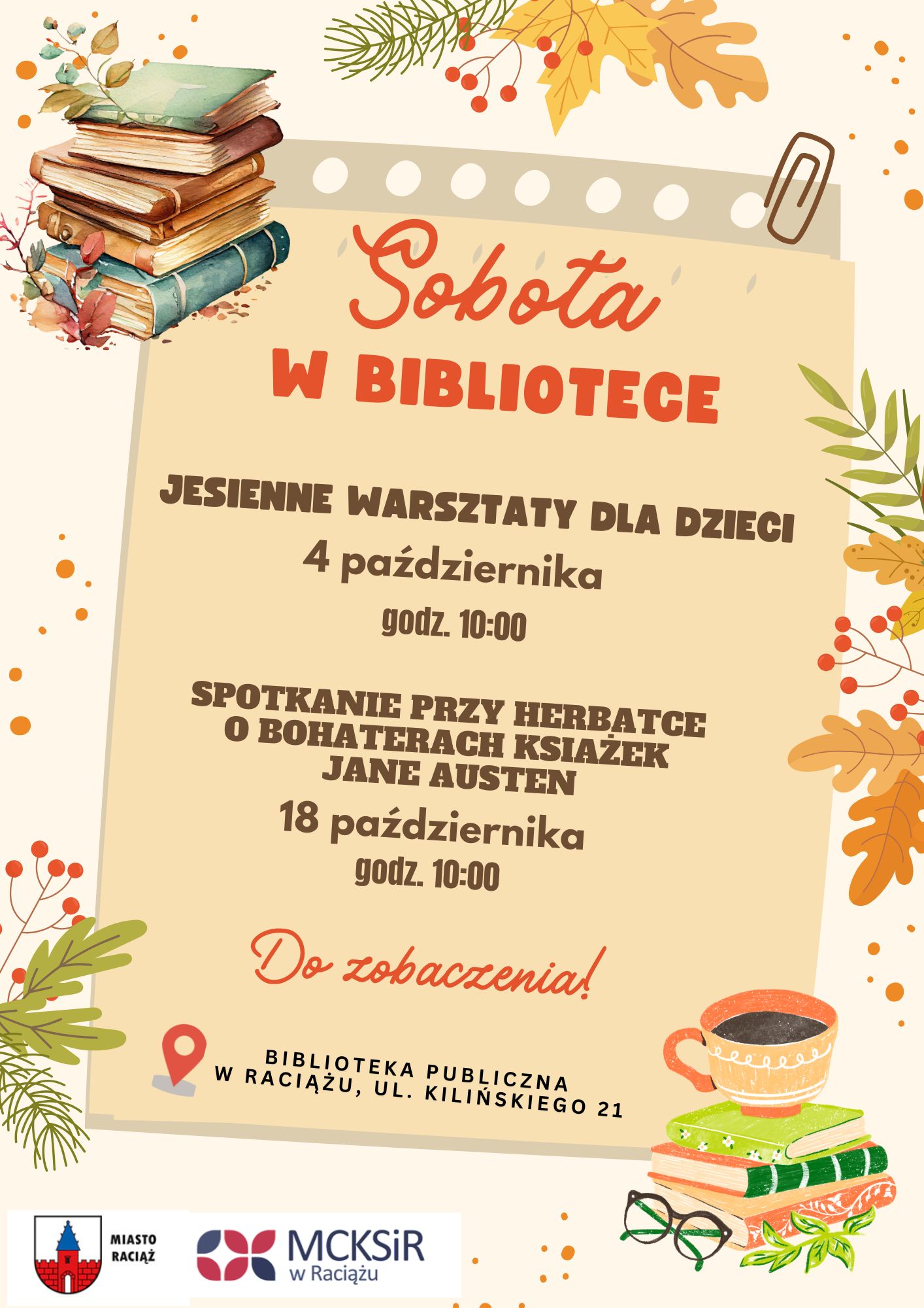 sobota w&nbsp;bibliotece