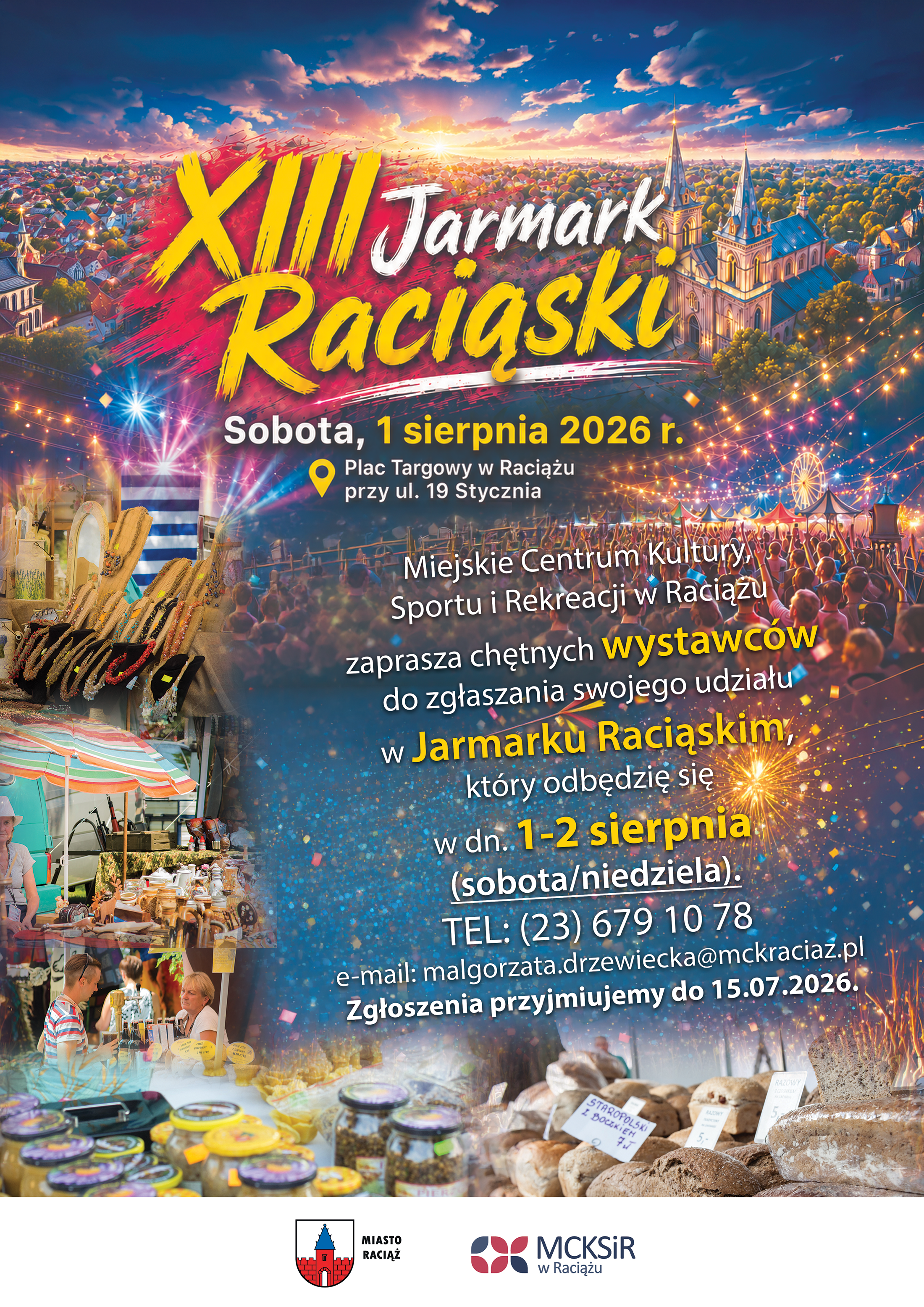 zgłoszenia wystawc&oacute;w na&nbsp;13 jarmark raciąski 