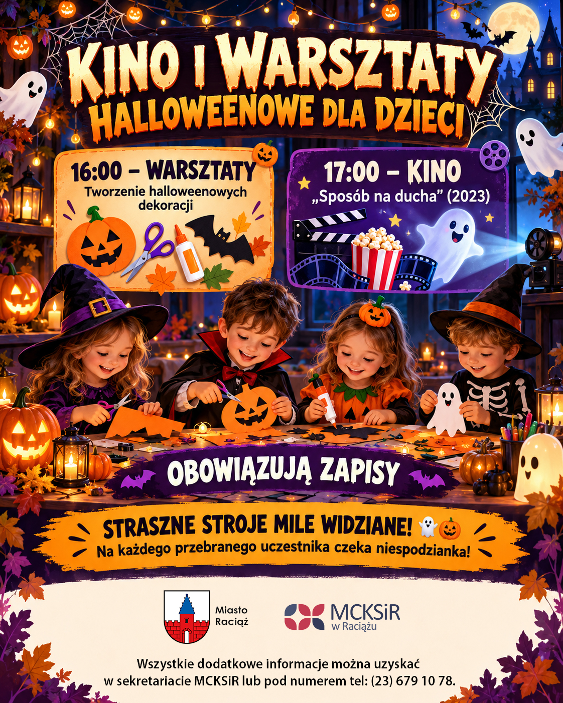 kino i&nbsp;warsztaty haloweenowe 