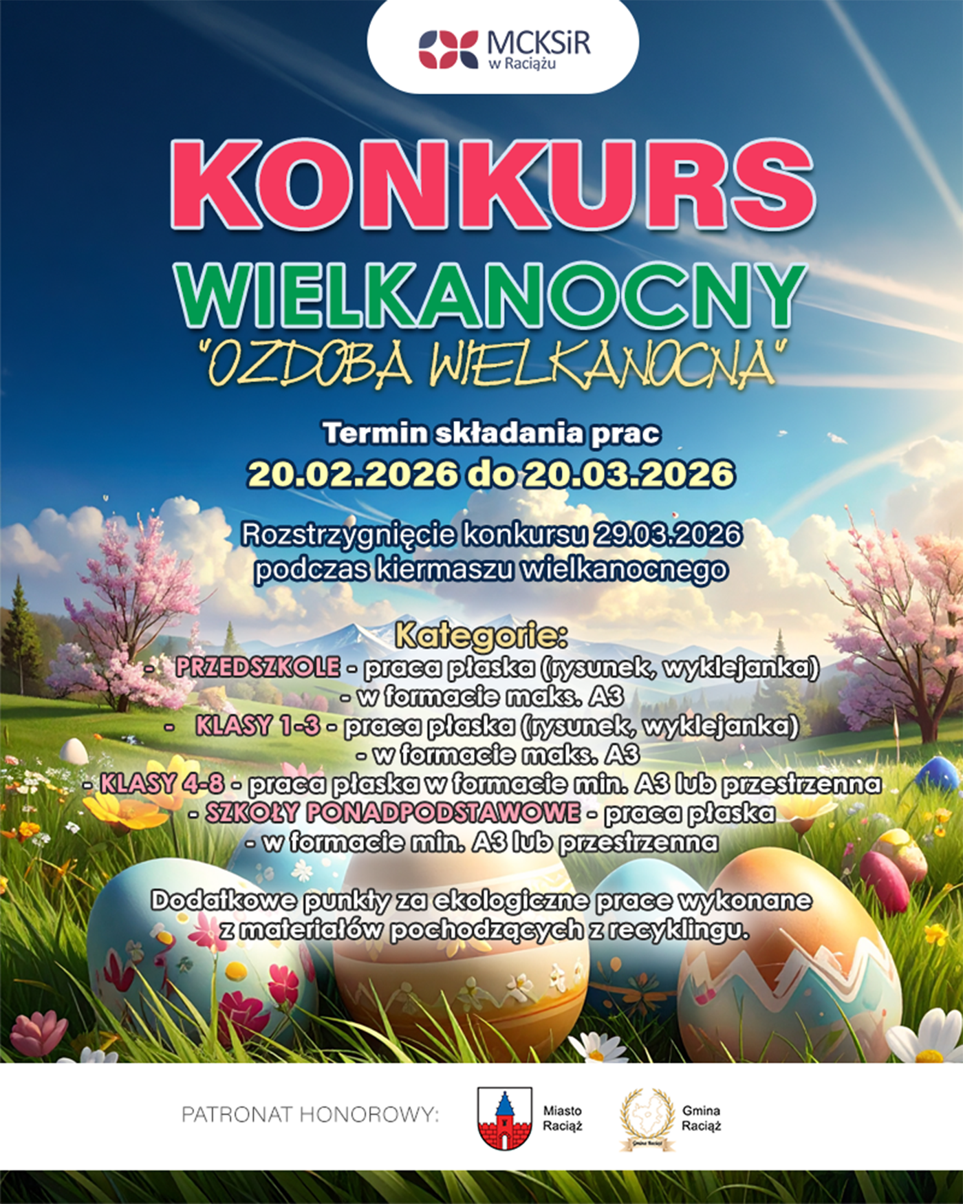 konkurs na&nbsp;ozdobę wielkanocną 
