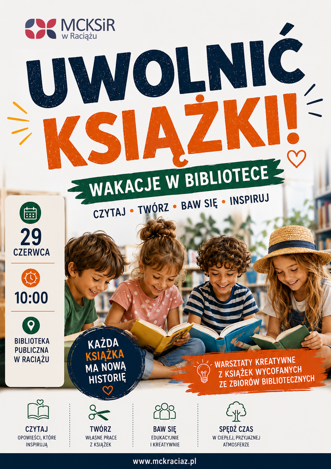 uwolnić książki 