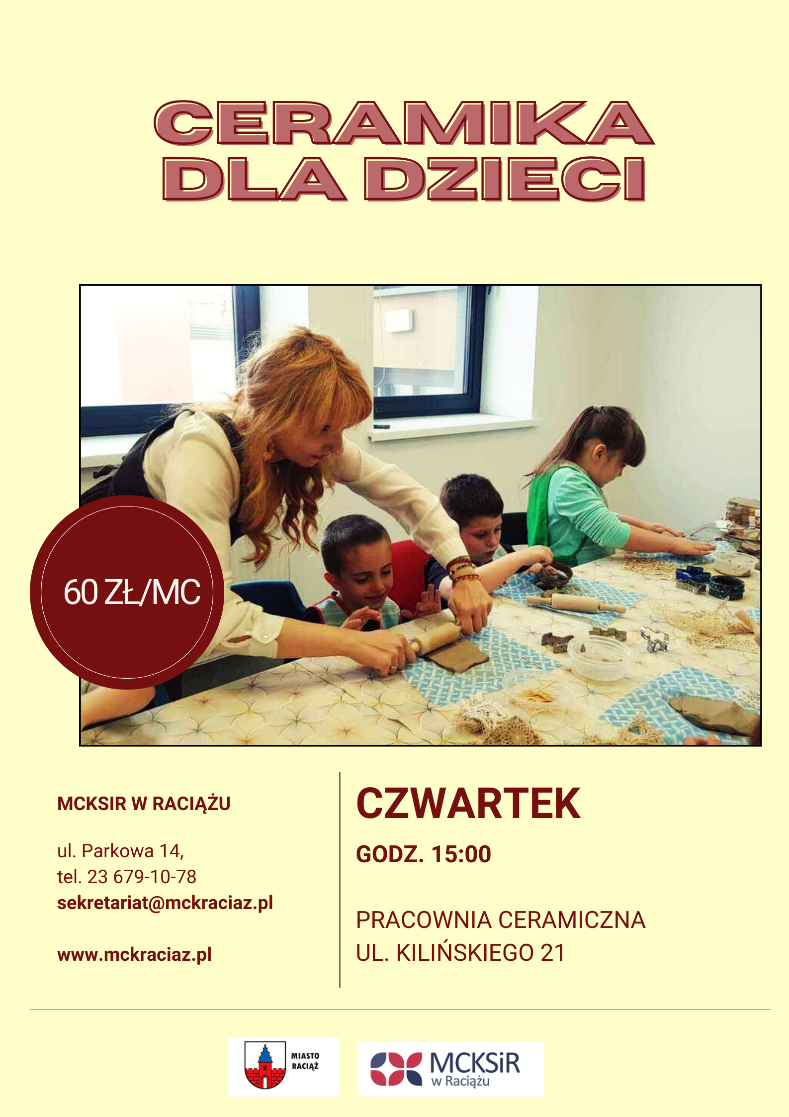 zajęcia ceramiczne dla dzieci 