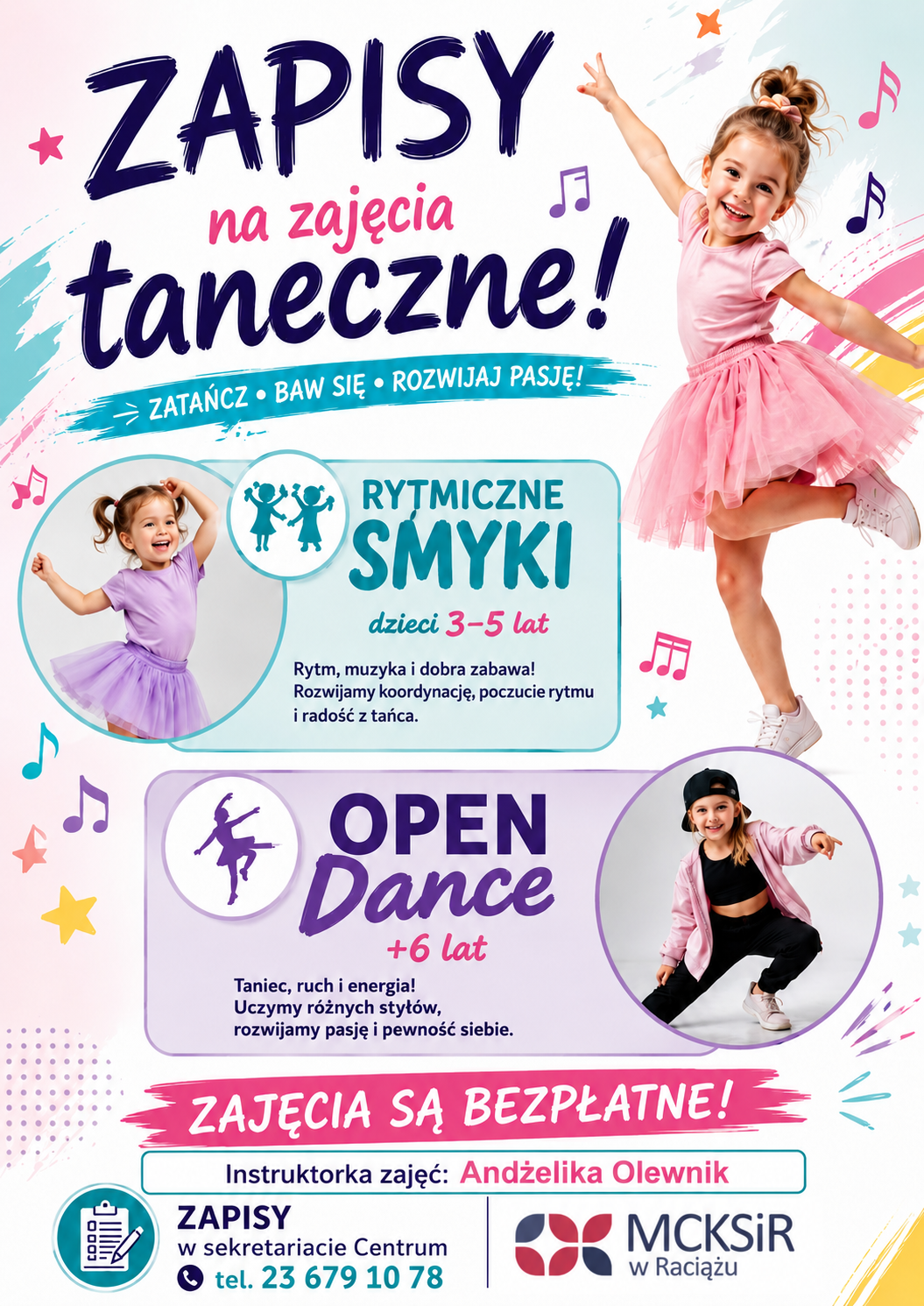 rytmiczne smyki i&nbsp;open dance 