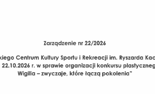 Zdjęcie do Zarządzenie nr 22/2026 