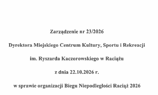 Zdjęcie do Zarządzenie nr 23/2026 