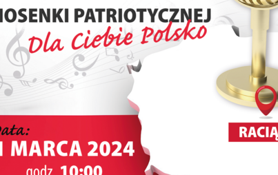 Zdjęcie do II Raciąski Międzyszkolny Festiwal Piosenki i Pieśni Patriotycznej