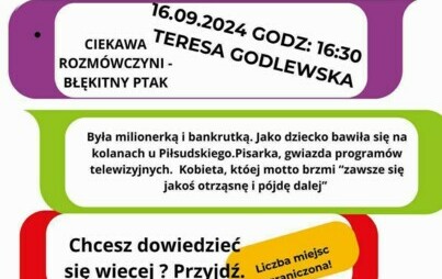 Zdjęcie do Spotkanie z Teresą Godlewską 