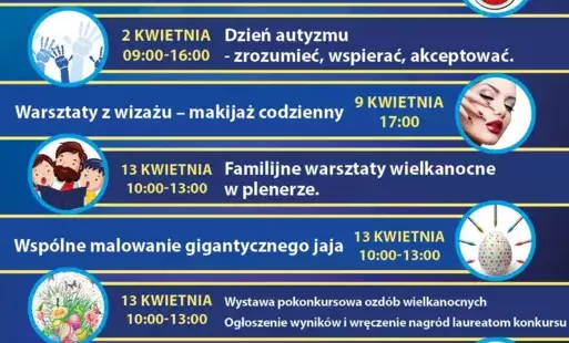 Zdjęcie do Kwiecień wydarzenia kulturane