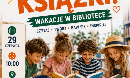 czwórka dzieci czyta książki 