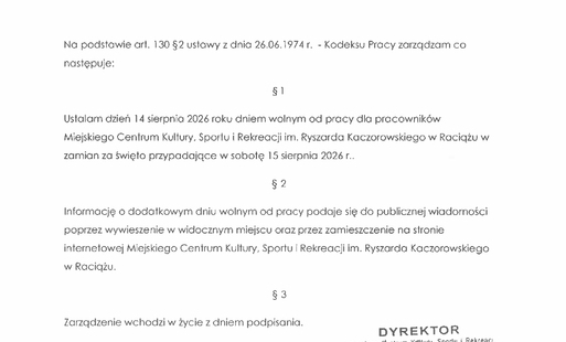 zarządzenie nr 16/2026 